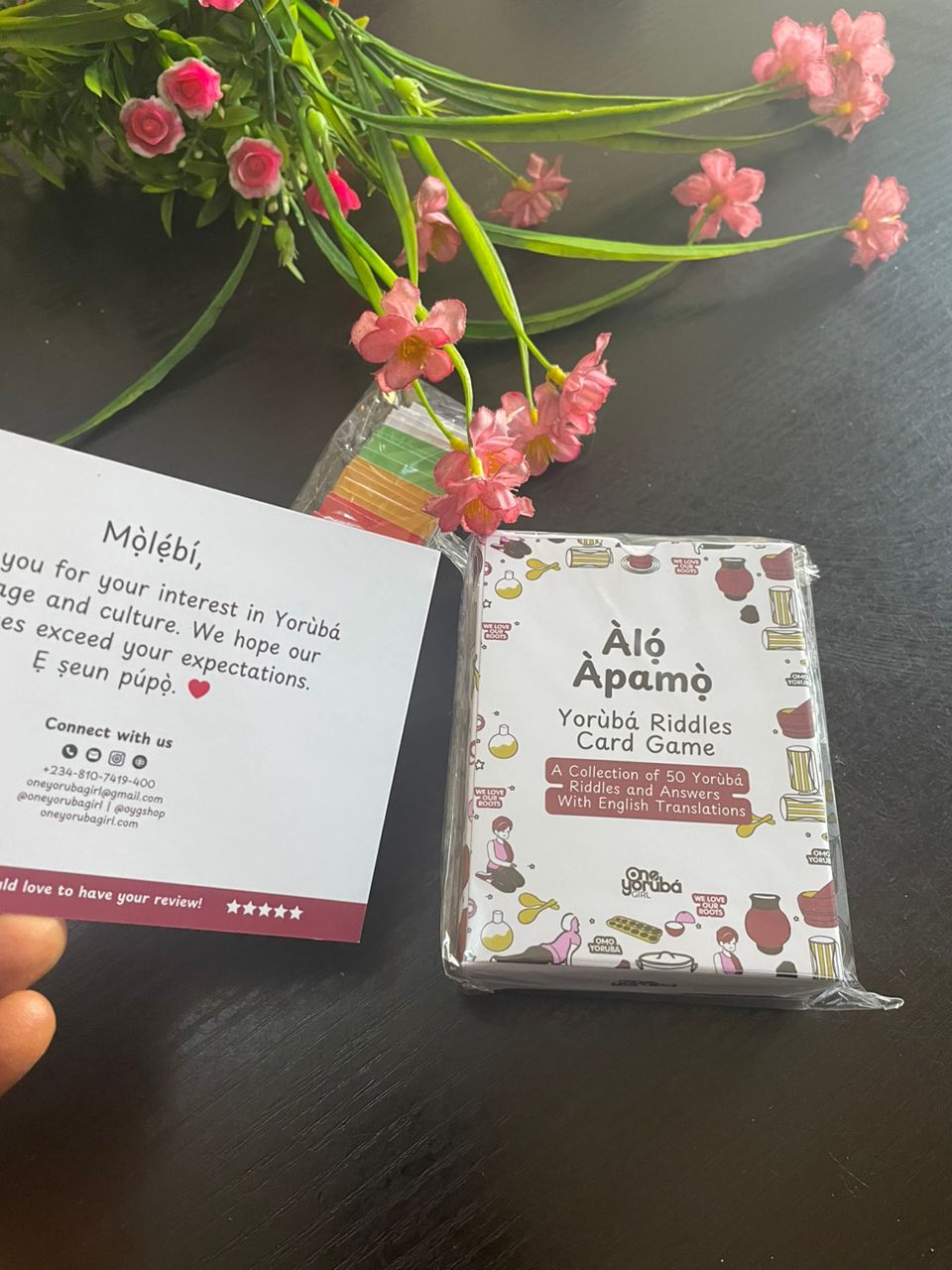 Alo Apamo riddle card game 2